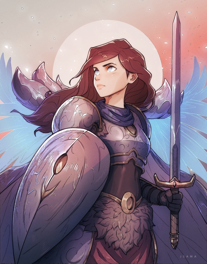 Ama — character illustration