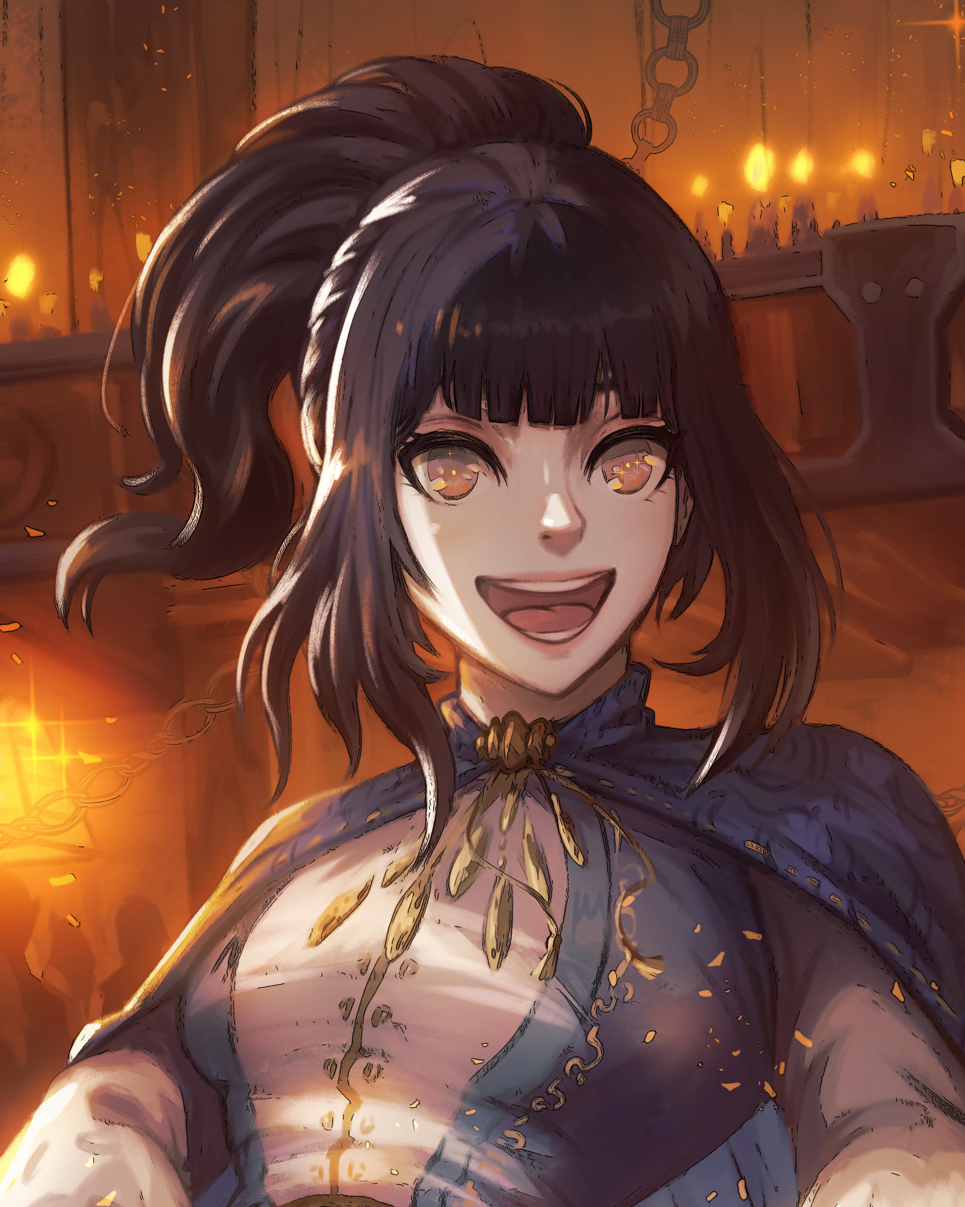 Painted portrait